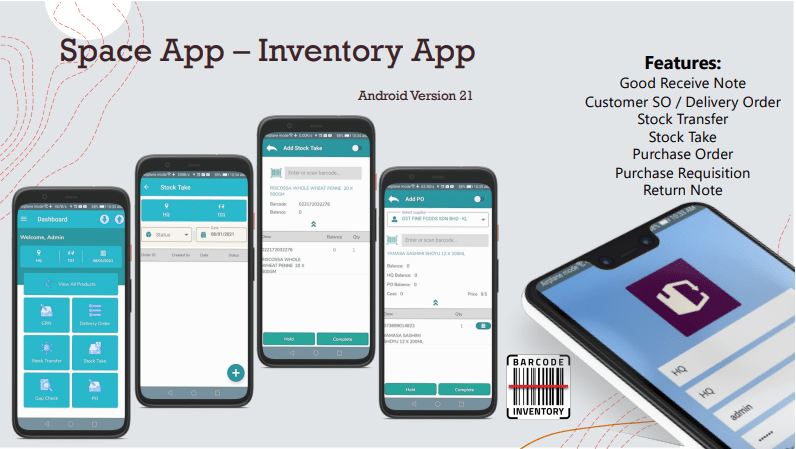 inventory space app